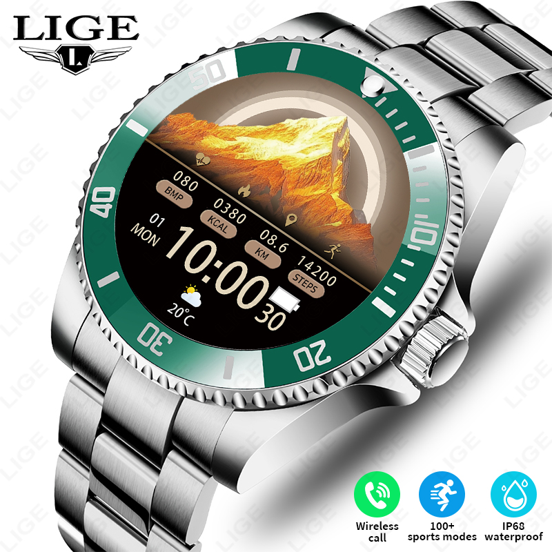 Luxury Watch In The World - Lige novo relógio inteligente masculino bluetooth