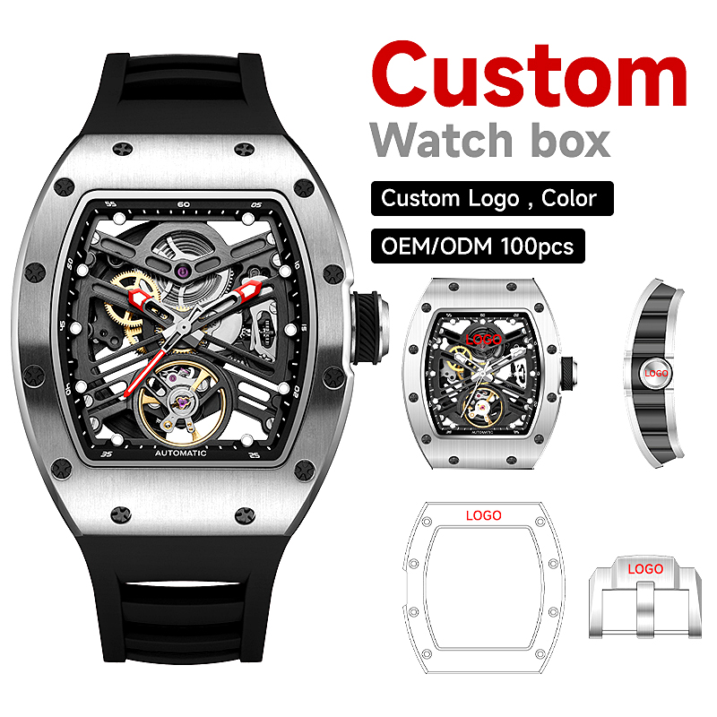 Luxury Watch Hublot - Relógio Mecânico Automático Personalizado com Logo