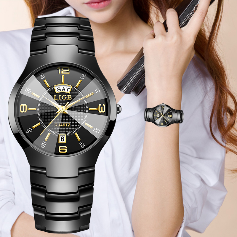 Luxury Watch Display - LIGE Moda Elegante Relógio de Pulso
