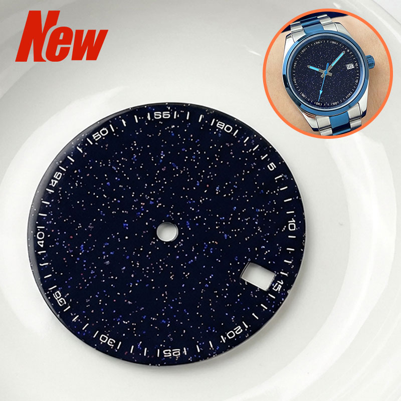 Cloisonne Enamel Dial - Mostrador de Relógio Azul Céu Estrelado