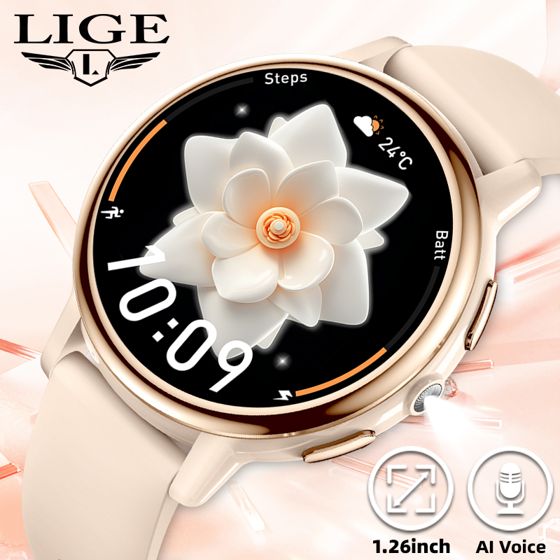 Luxury Watch In The World - Relógio Inteligente Feminino LIGE 2026 Luxuoso