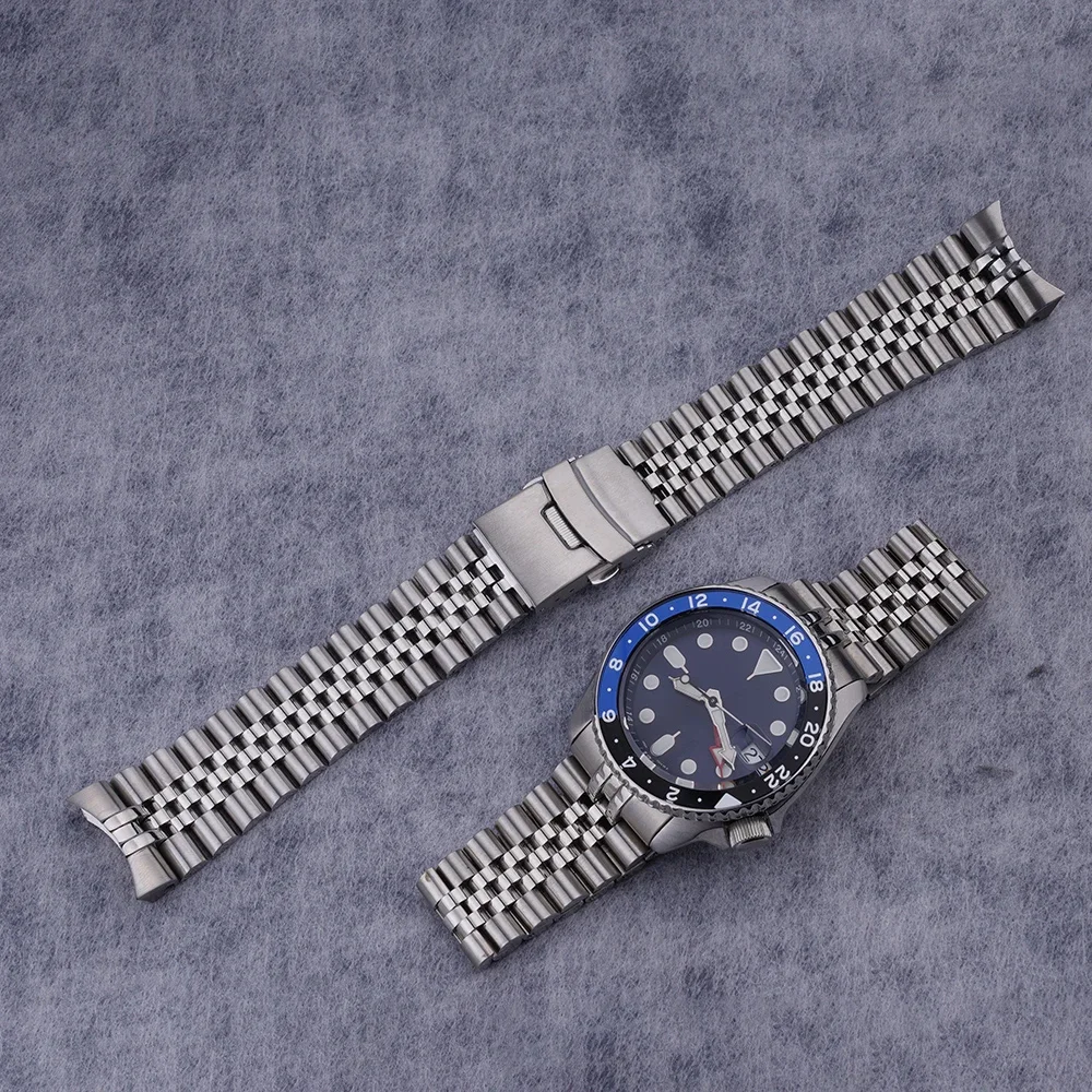 Seiko Watch 5 Sports - Carlywet 22mm pulseira jubileu para seiko