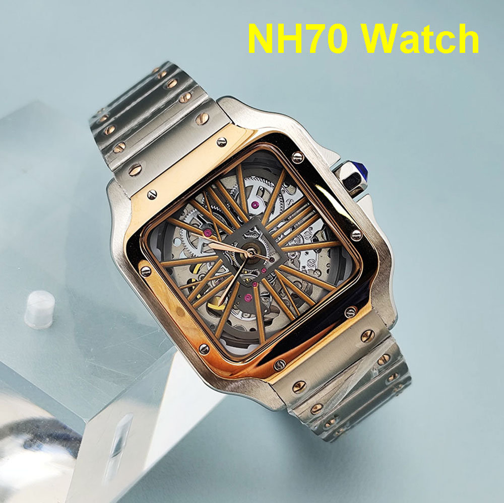 Cartier Watch Santos - NH70 relógio masculino relógio mecânico automático