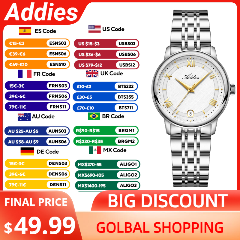 Luxury Women'S Watch - Addies Novos Relógios Femininos de Luxo