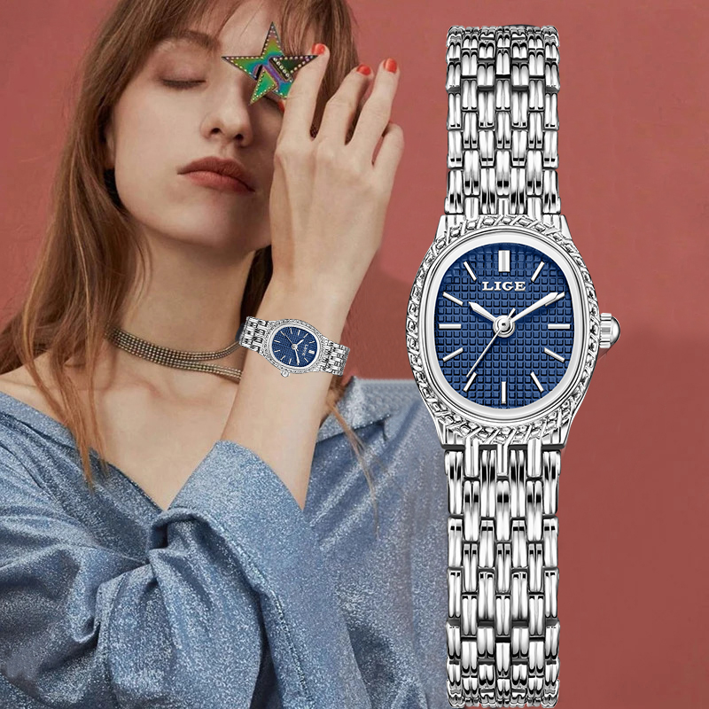 Luxury Women'S Watch - Lige moda luxo quartzo mulher relógio