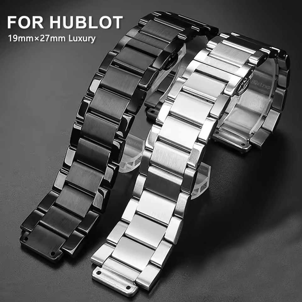Luxury Watch Hublot - Pulseira de relógio de aço inoxidável