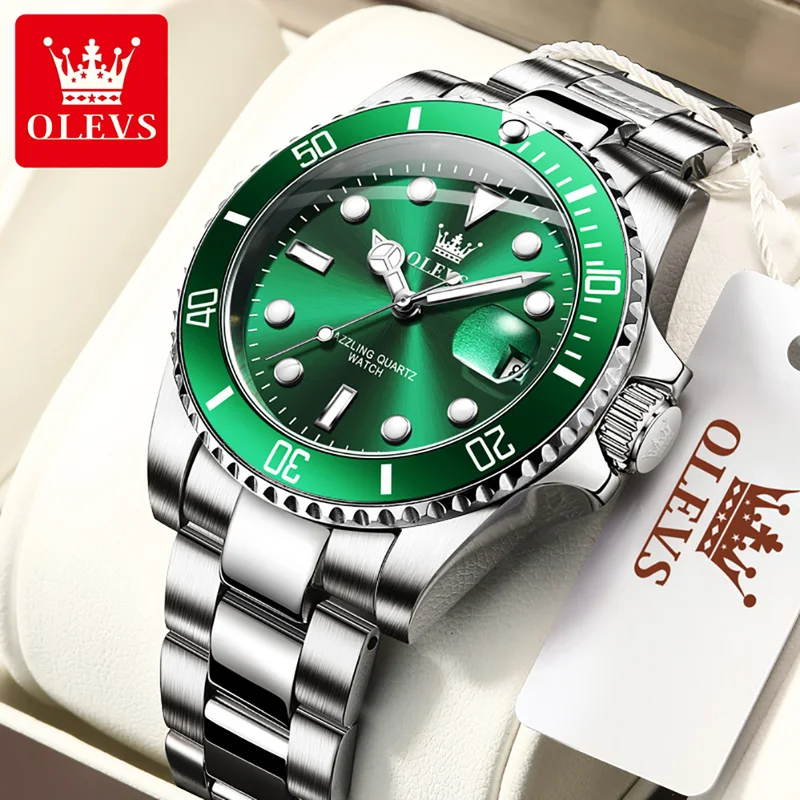 Luxury Watch Maker - Olevs relógio de quartzo original para