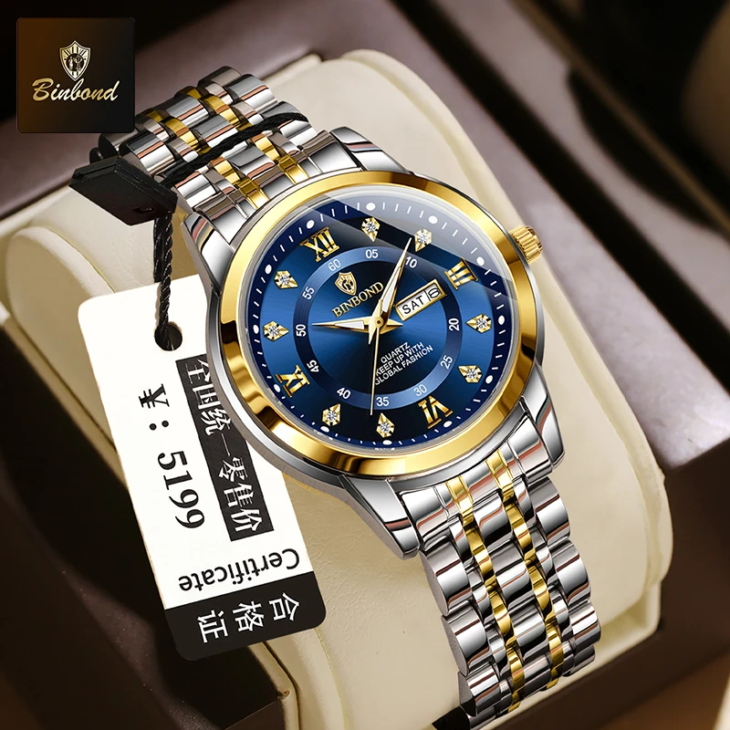 Luxury Watch Exhibition - Binbond b7169 marca superior de luxo