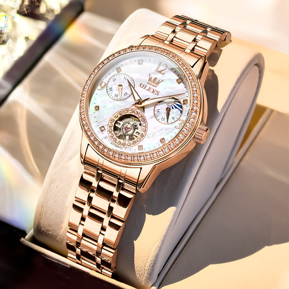Luxury Watch Quartz - Relógios Femininos OLEVS, Marca de Luxo,