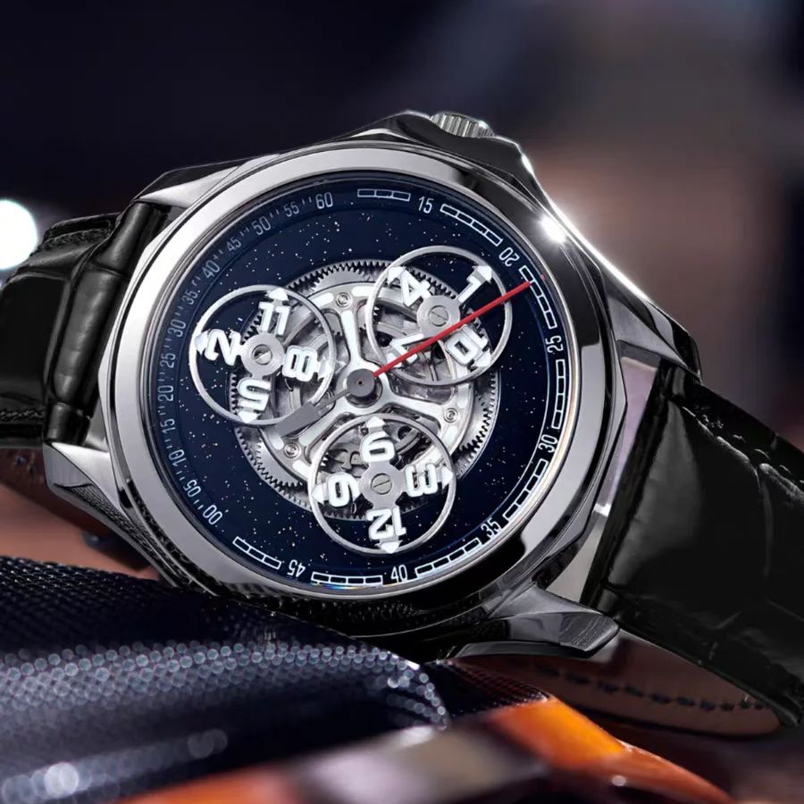 Minute Repeater Watch - Relógio Automático Masculino OBLVLO 41MM, Relógio