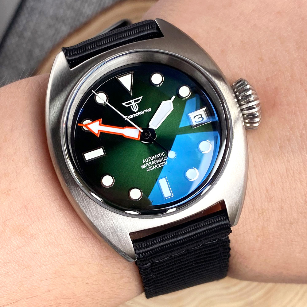 Seiko Watch 5 Sports - 36mm mergulhador militar relógio mecânico masculino