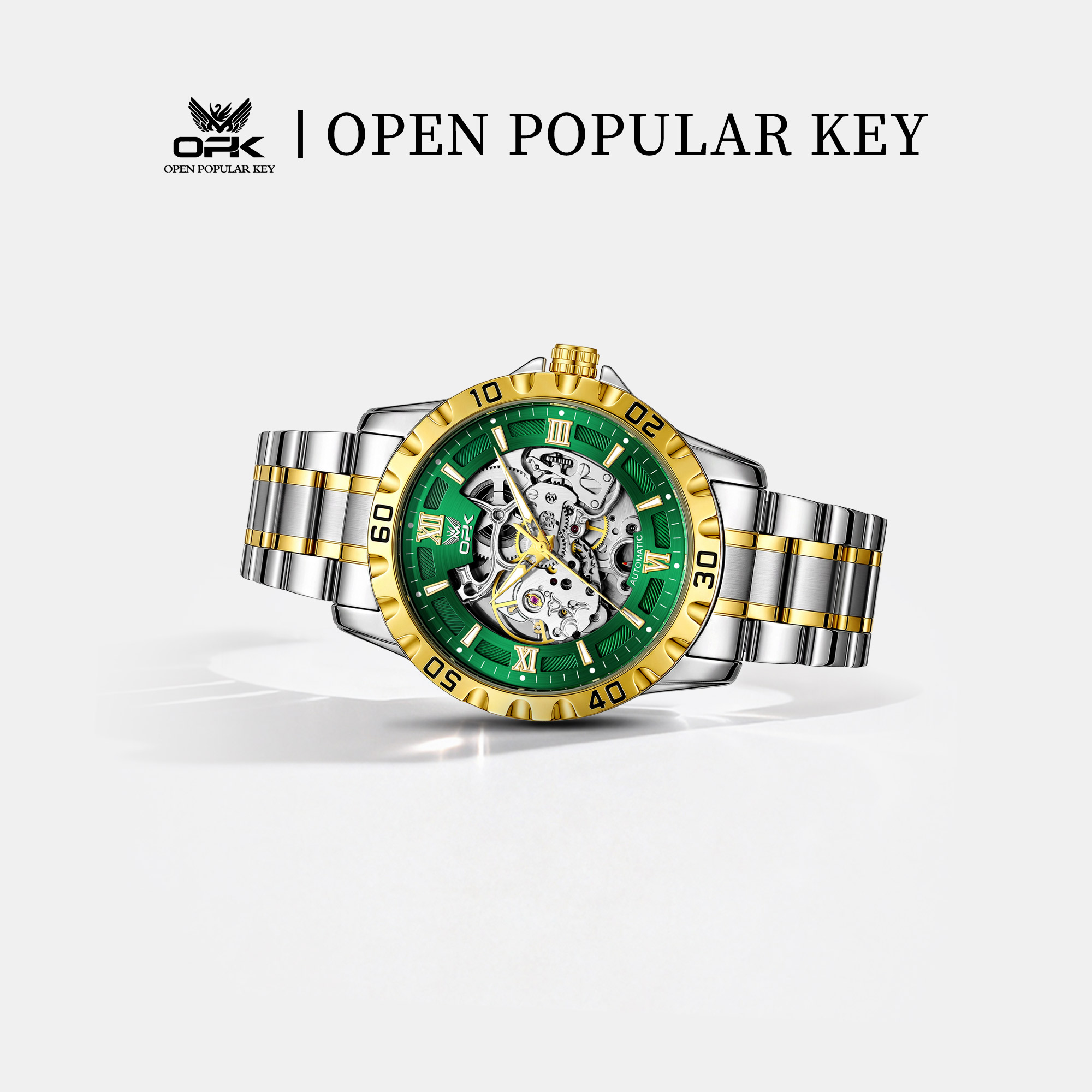 Relógio Masculino OPK 8199 com - Luxury Watch Hd avaliação e preço
