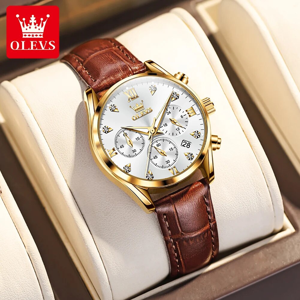 Olevs 5523 relógios femininos  - Luxury Watch Logo avaliação e preço