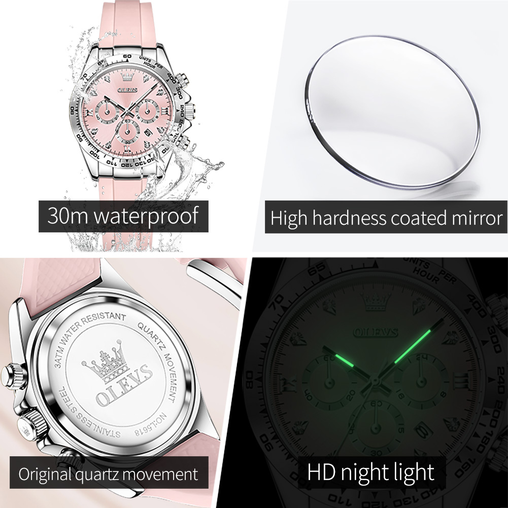 Relógio Feminino OLEVS 5618 HD - Luxury Watch Hd avaliação e preço