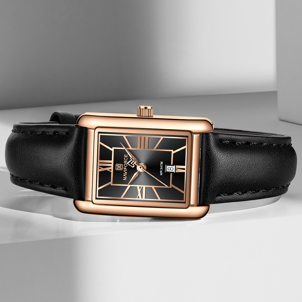 Relógio de Quartzo Retangular  - Luxury Watch Black avaliação e preço