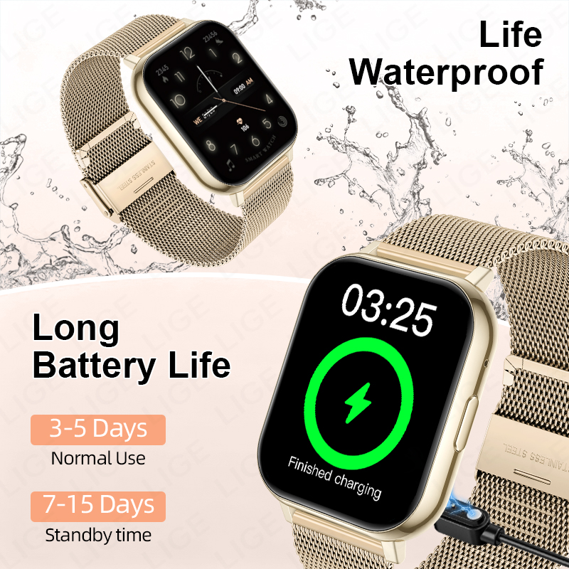 Relógio Inteligente LIGE 2026  - Luxury Watch Hd avaliação e preço