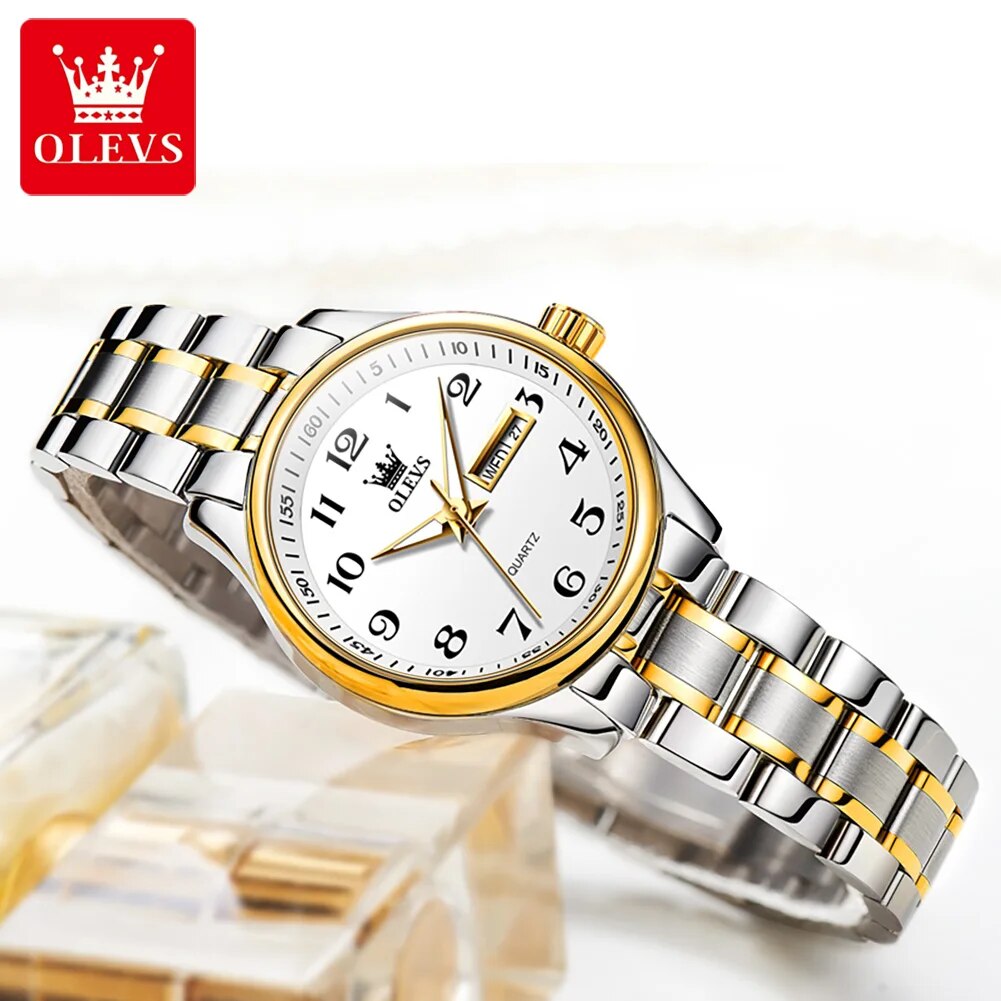 OLEVS 5567 Relógios Femininos  - Luxury Watch Logo avaliação e preço
