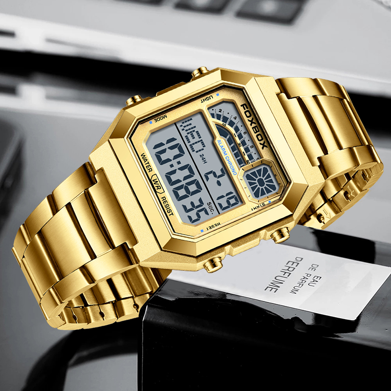 Relógio Digital Masculino de L - Luxury Watch Hd avaliação e preço