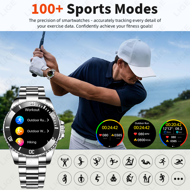 Relógio inteligente masculino  - Luxury Watch In The World avaliação e preço