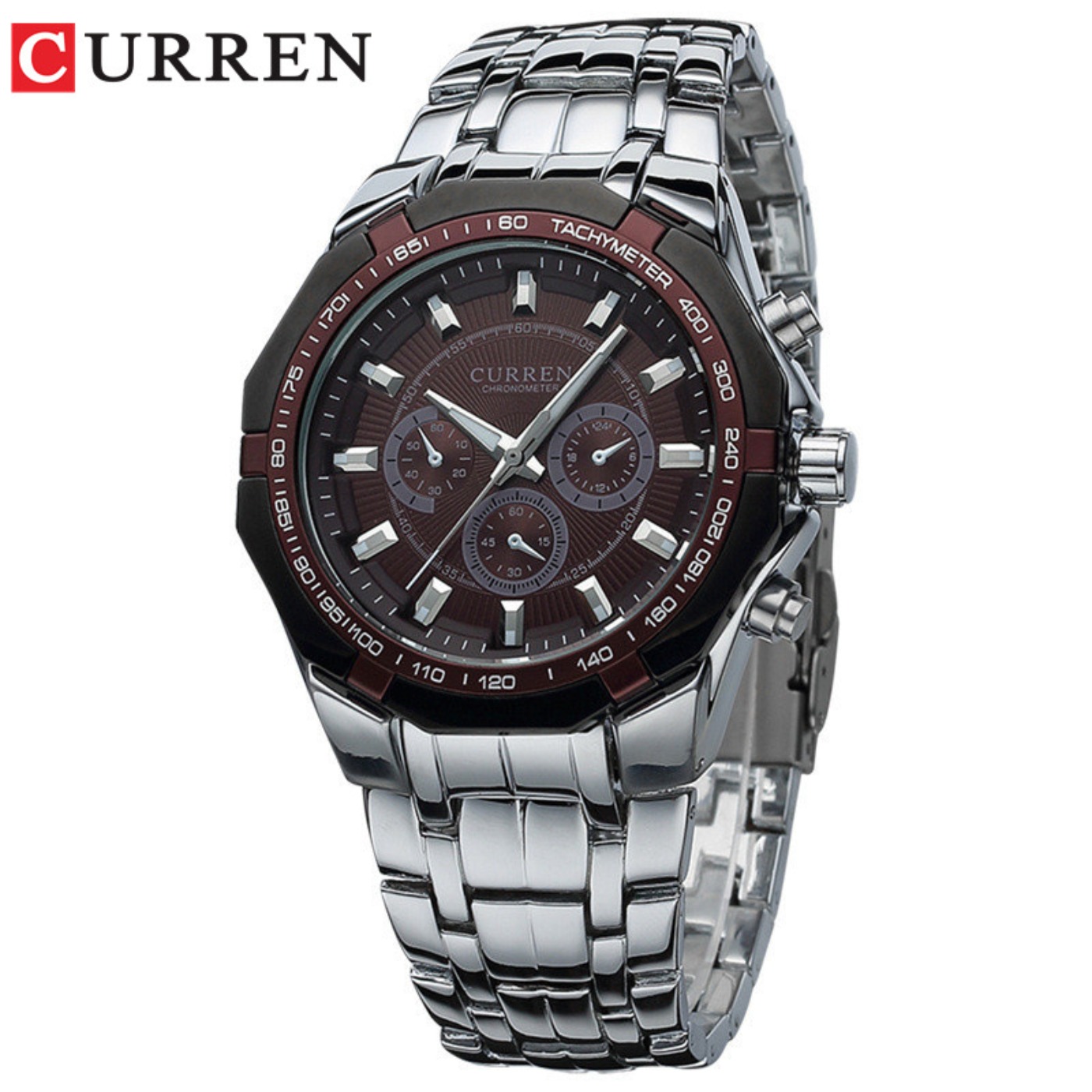 Relógio Masculino de Luxo CURR - Luxury Watch Logo avaliação e preço