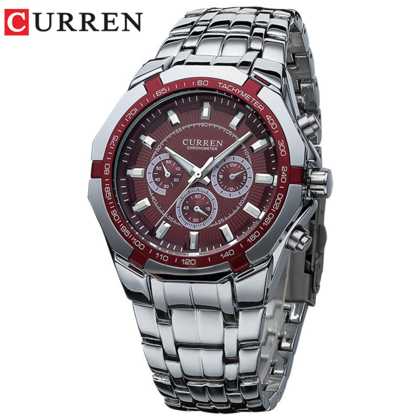 Relógio Masculino de Luxo CURR - Luxury Watch Logo avaliação e preço