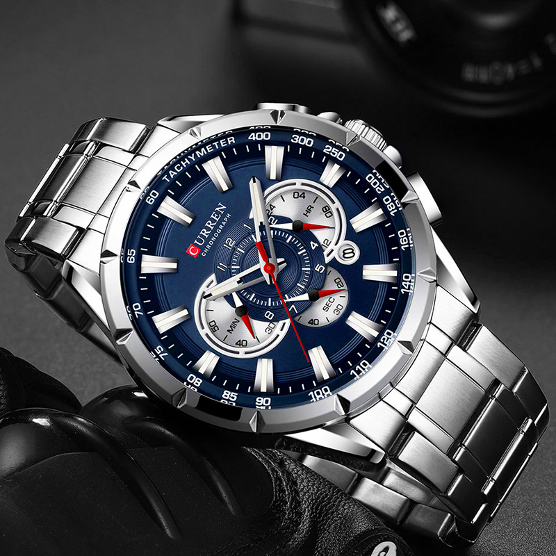 Curren relógio de pulso mascul - Luxury Watch Exhibition avaliação e preço