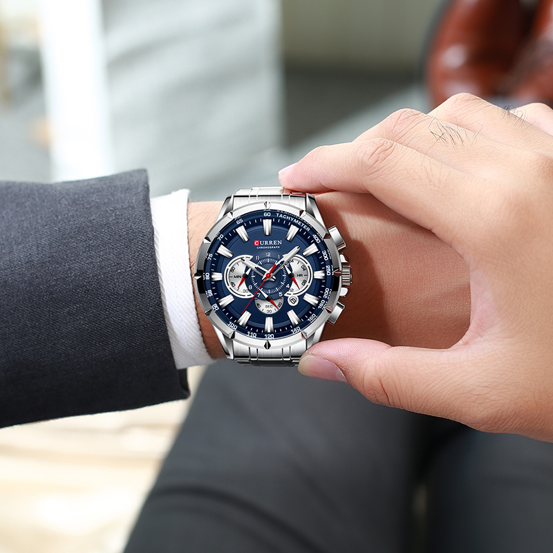 Curren relógio de pulso mascul - Luxury Watch Exhibition avaliação e preço