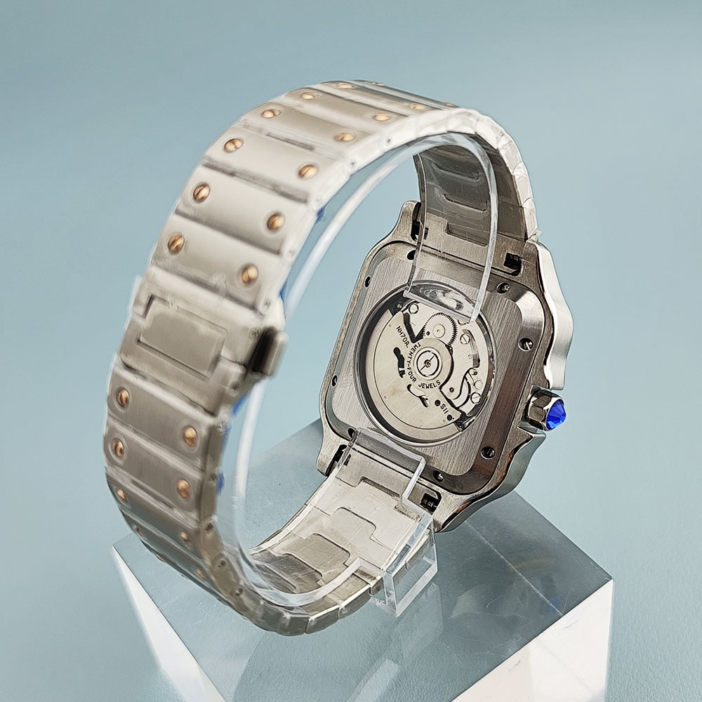 NH70 relógio masculino relógio - Cartier Watch Santos avaliação e preço