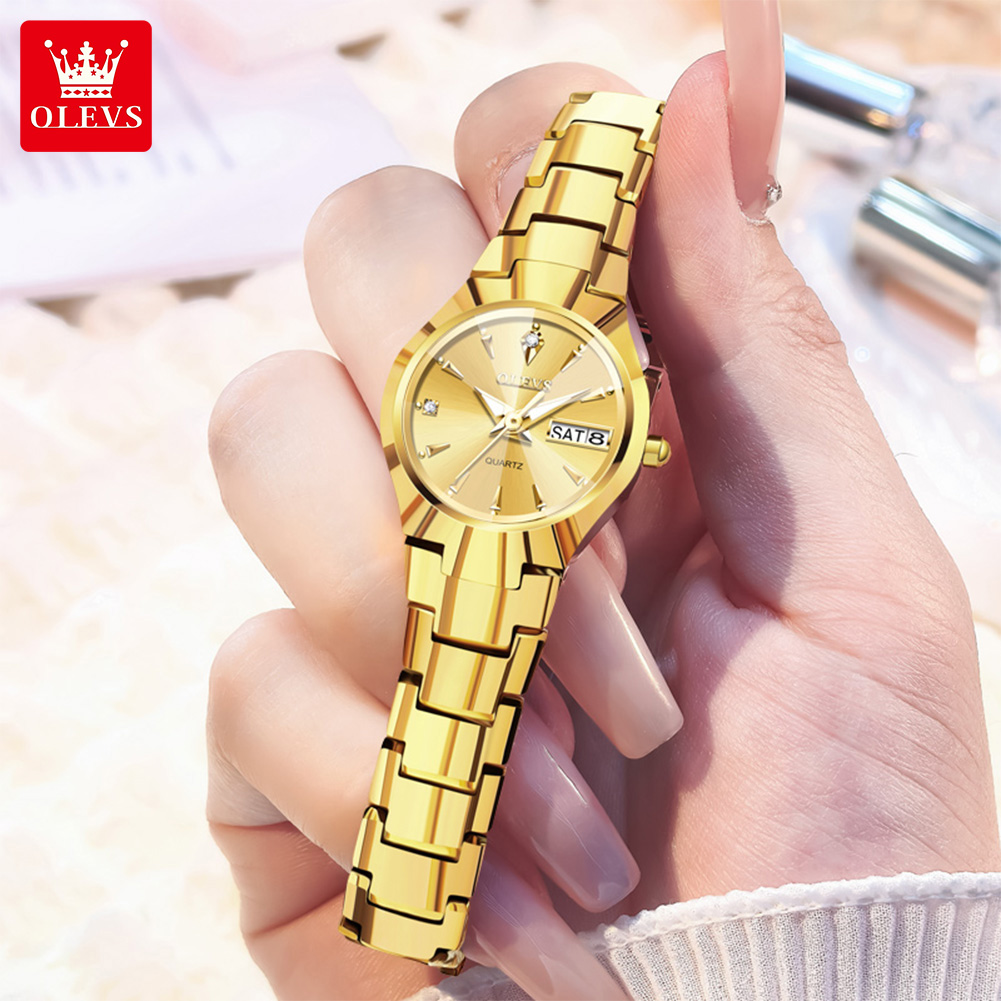 Olevs senhoras relógio 8697 lu - Luxury Watch Display avaliação e preço