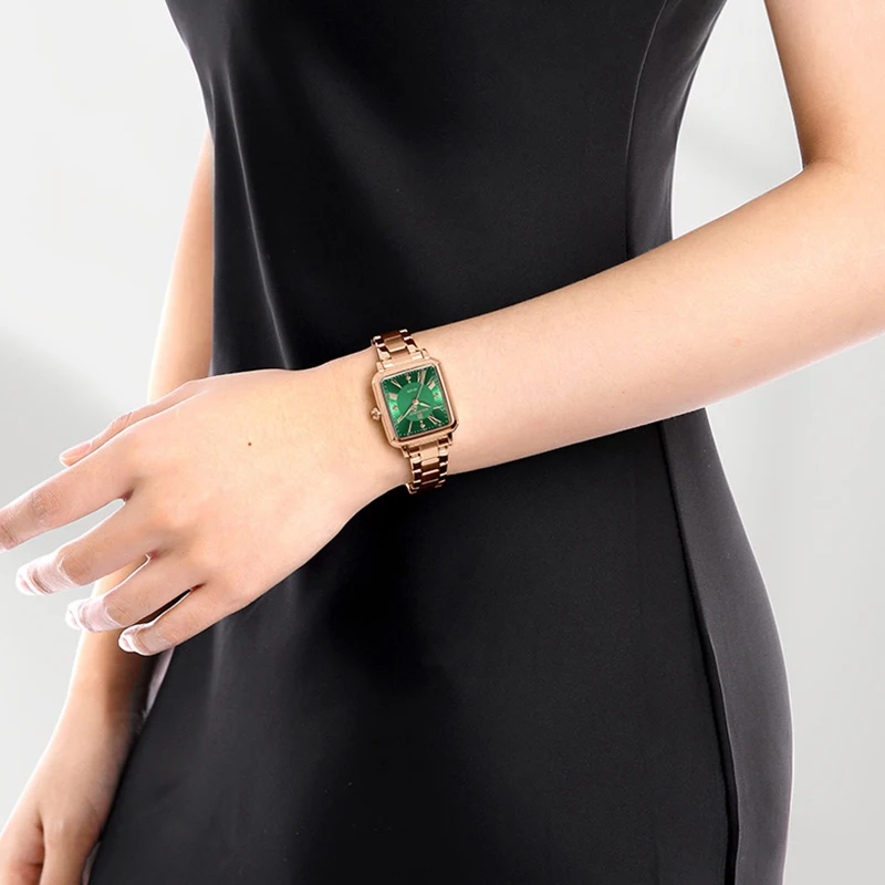 NAVIFORCE Novo Relógio Feminin - Luxury Watch Black avaliação e preço