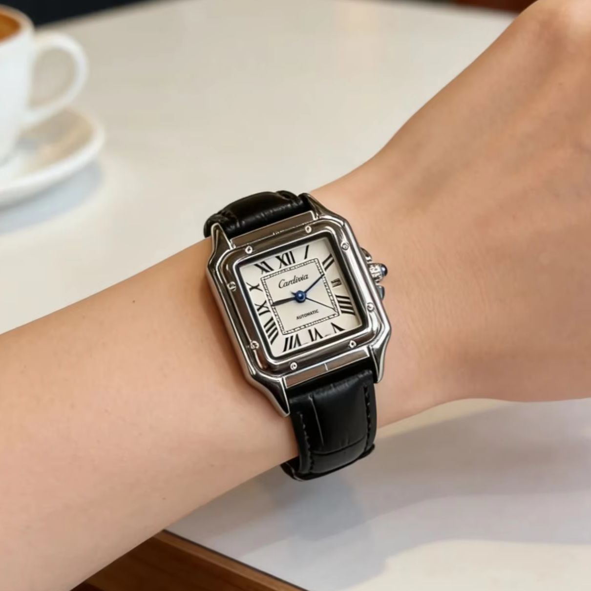 Relógio feminino retrô quadrad - Cartier Watch Santos avaliação e preço