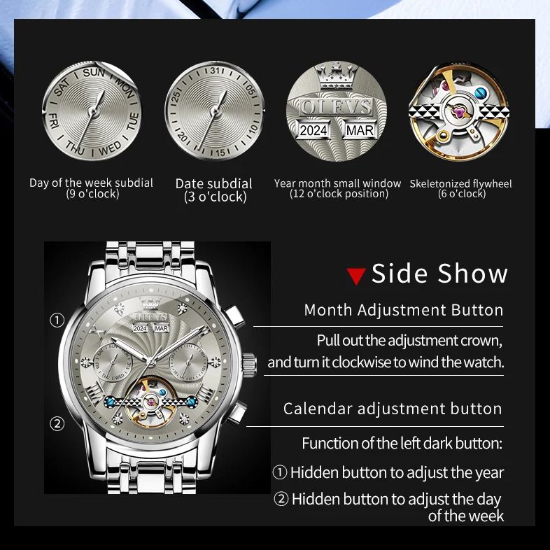 Olevs 7088 relógio masculino m - Luxury Watch Hd avaliação e preço