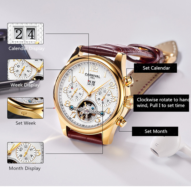 Carnaval marca de luxo tourbil - Minute Repeater Watch avaliação e preço