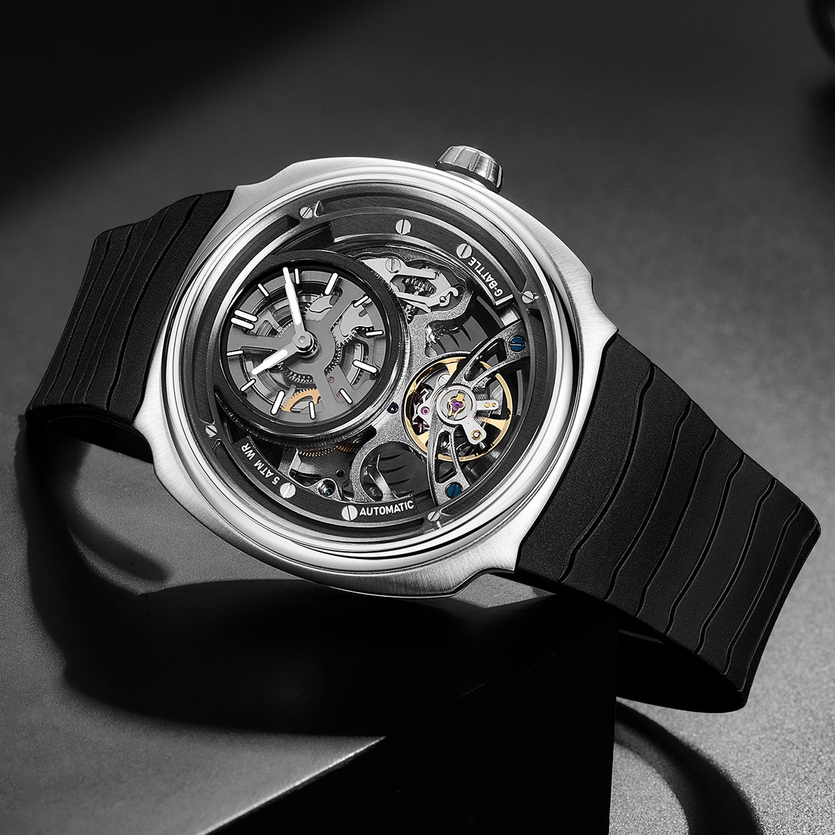 Relógio Mecânico Esqueleto com - Luxury Watch Hublot avaliação e preço