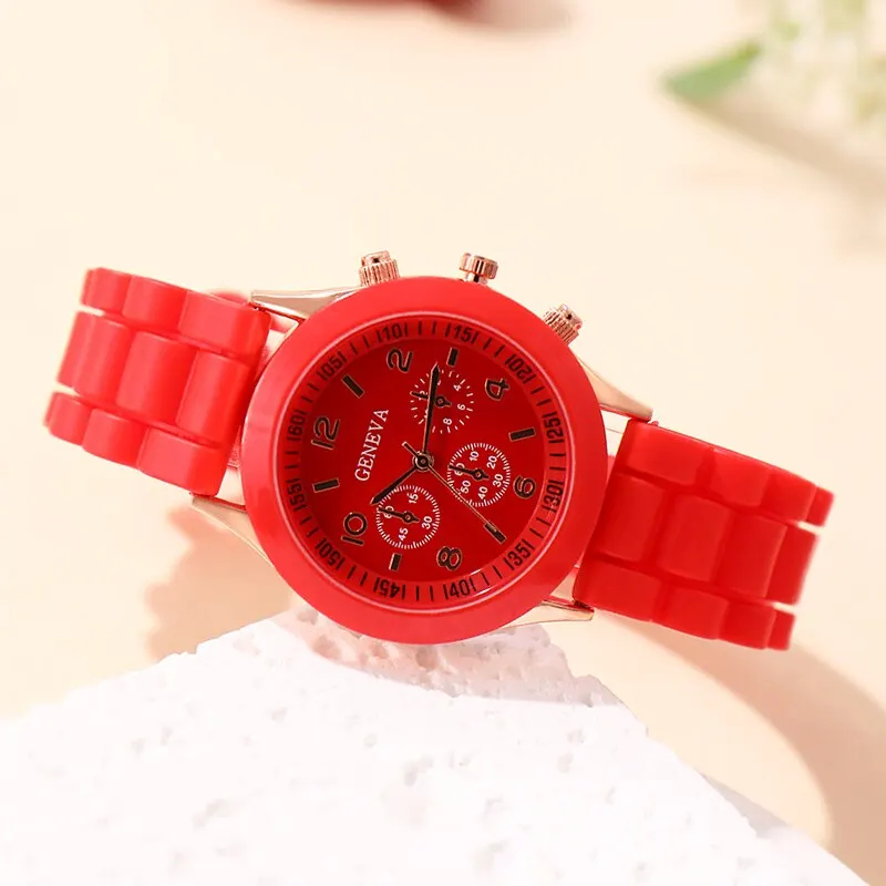 Relógio de quartzo de silicone - Luxury Women'S Watch avaliação e preço