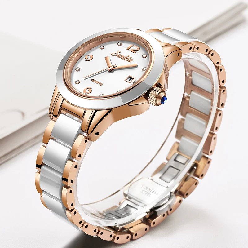 Sunkta moda casual quartzo mul - Luxury Women'S Watch avaliação e preço