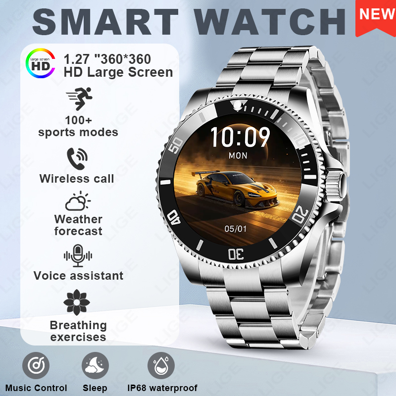 Relógio Inteligente LIGE Luxuo - Luxury Watch Hd avaliação e preço