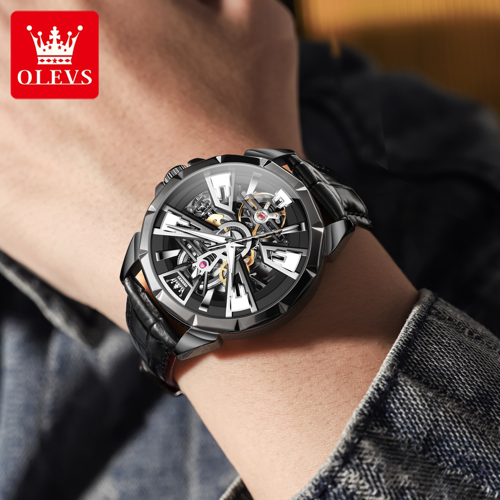 Olevs 7051 moda masculina reló - Luxury Watch Hd avaliação e preço