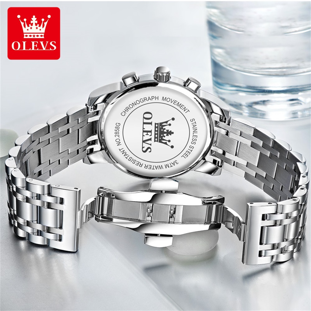 Olevs relógios masculinos popu - Luxury Watch Logo avaliação e preço