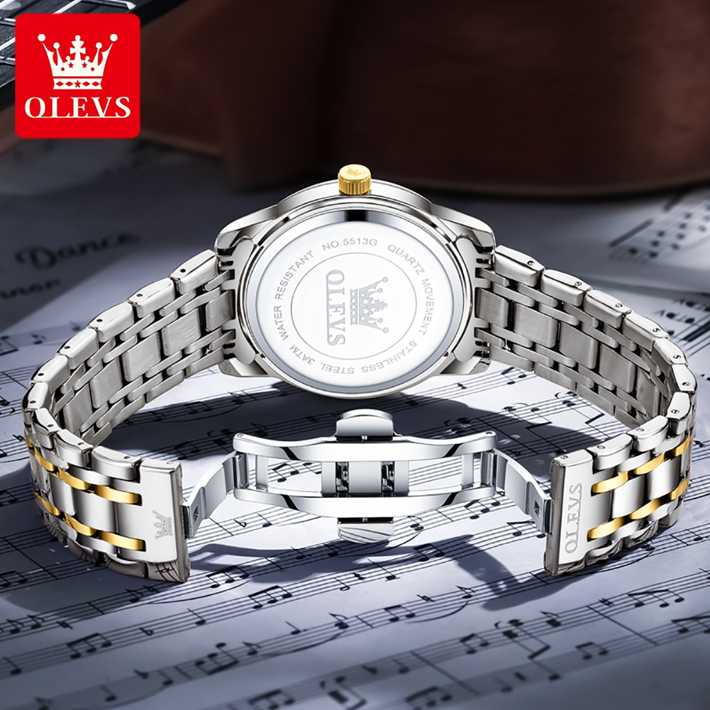 Olevs marca moda relógios masc - Luxury Watch Logo avaliação e preço