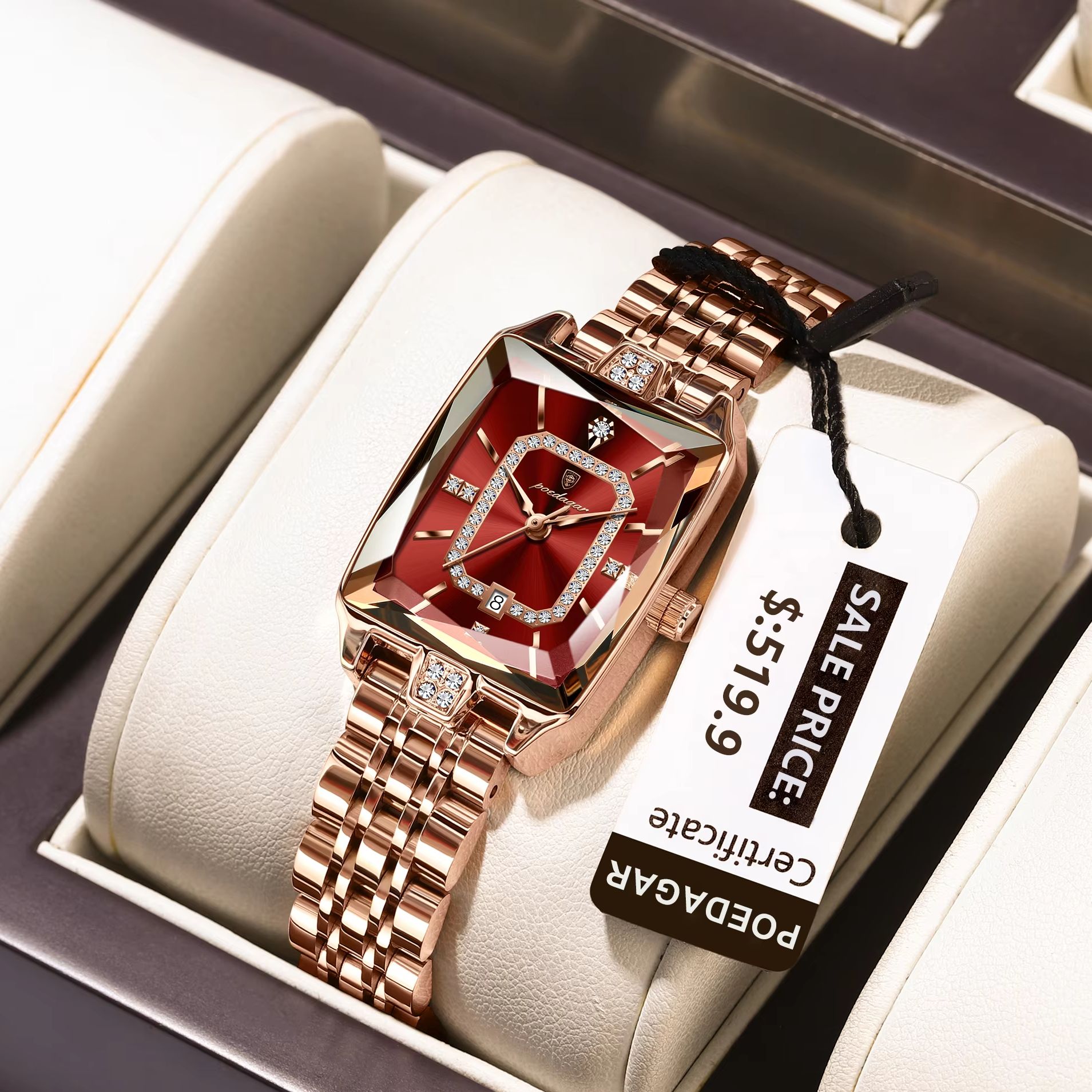 Poedagar moda elegante feminin - Luxury Women'S Watch avaliação e preço