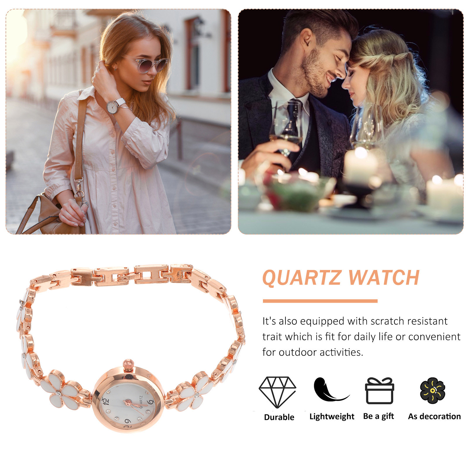 Relógio Exquisito com Pulseira - Luxury Women'S Watch avaliação e preço