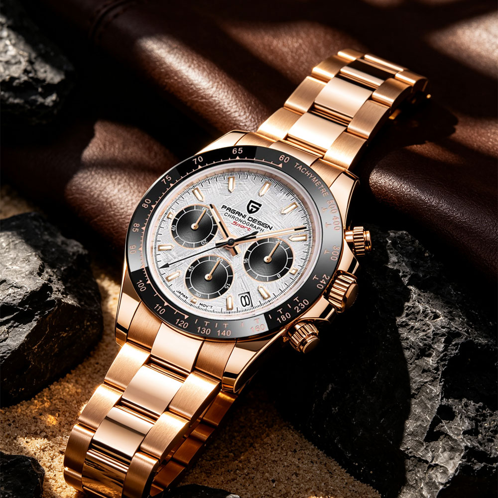 Relógio de Luxo Masculino da M - Luxury Watch Logo avaliação e preço
