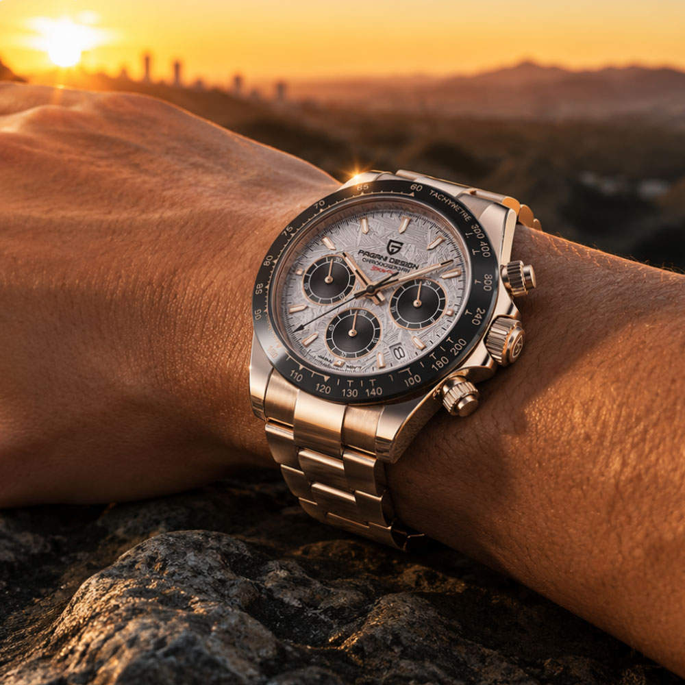Relógio de Luxo Masculino da M - Luxury Watch Logo avaliação e preço