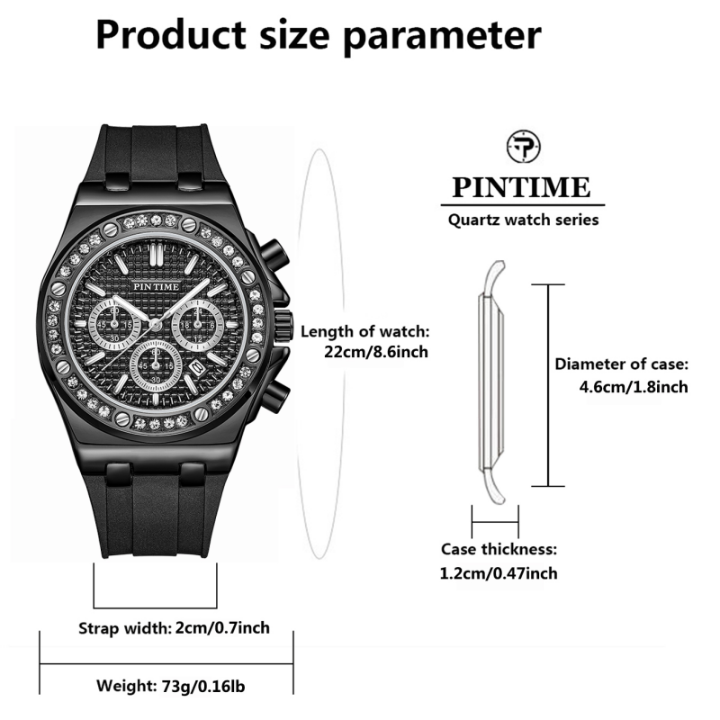 Novo Relógio Feminino com Beze - Luxury Watch Black avaliação e preço