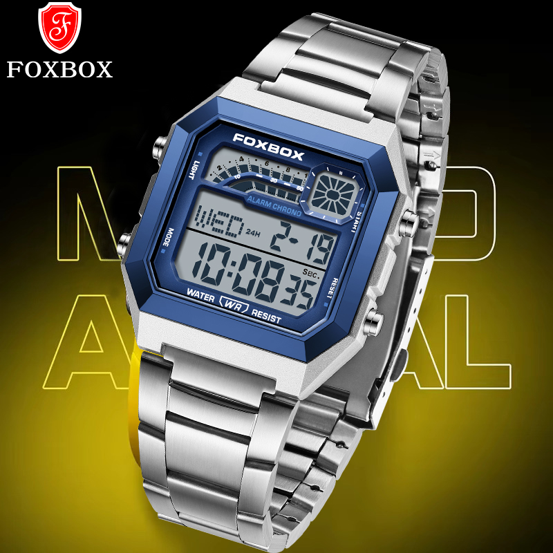 Relógio Digital de Luxo FOXBOX - Luxury Watch Display avaliação e preço