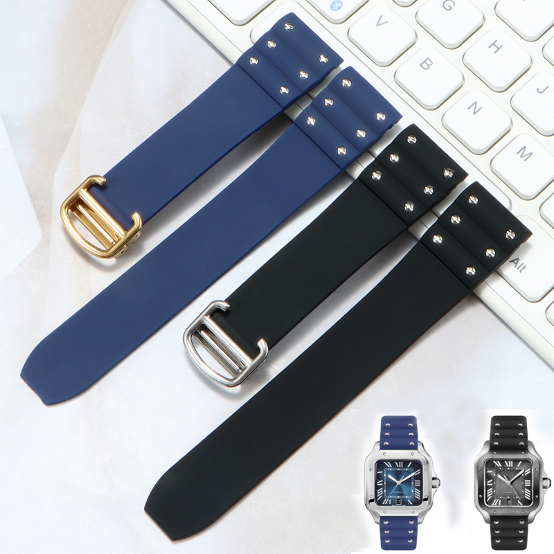 Pulseira de borracha de alta q - Luxury Watch Cartier avaliação e preço