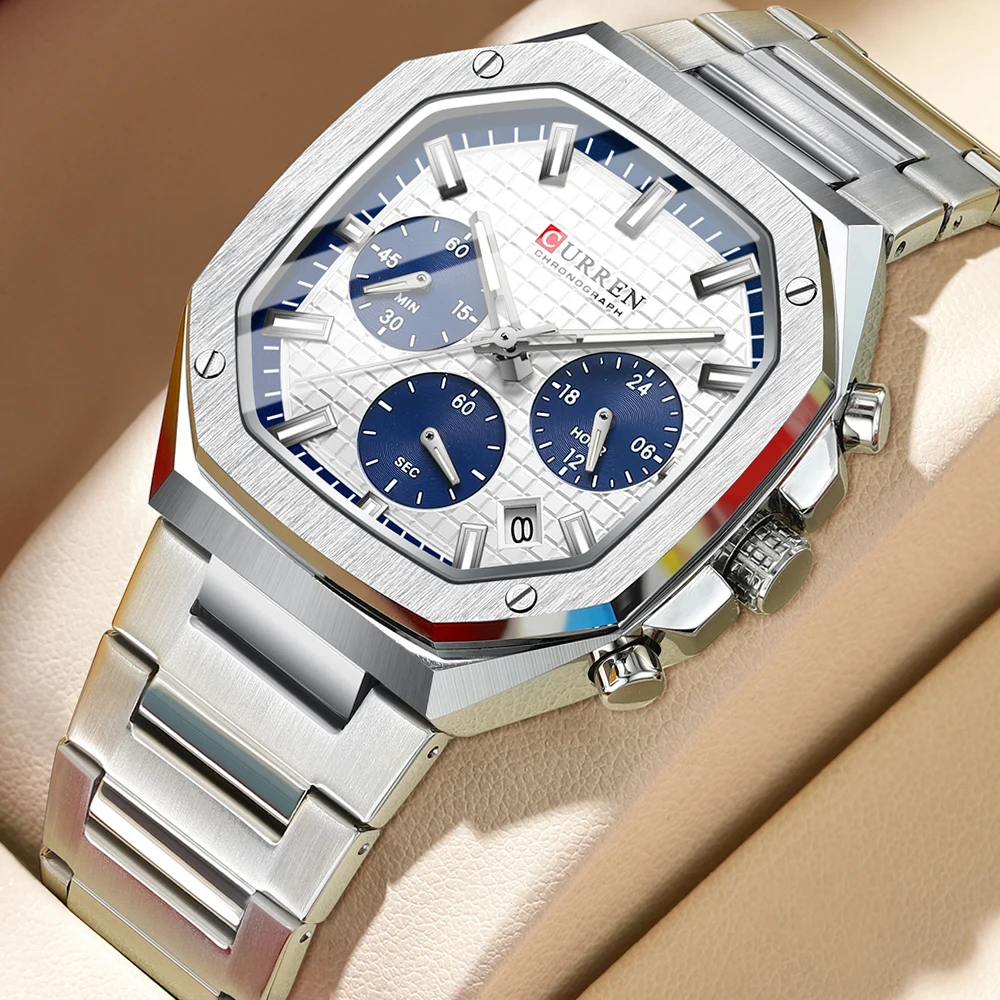 Curren-relógio de pulso mascul - Luxury Watch Maker avaliação e preço