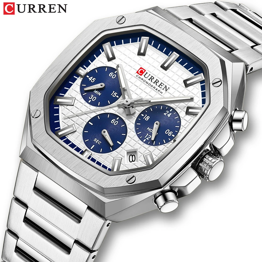 Curren-relógio de pulso mascul - Luxury Watch Maker avaliação e preço