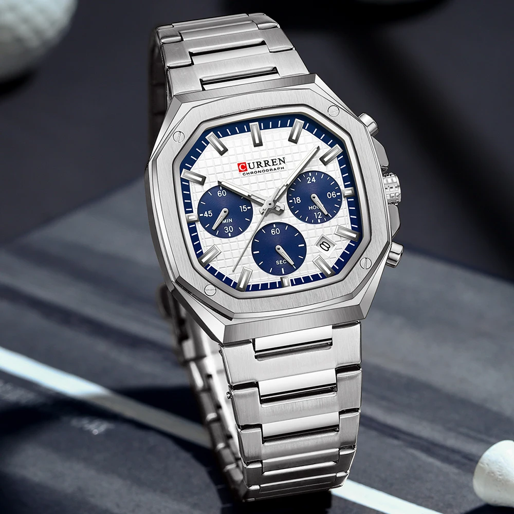 Curren-relógio de pulso mascul - Luxury Watch Maker avaliação e preço